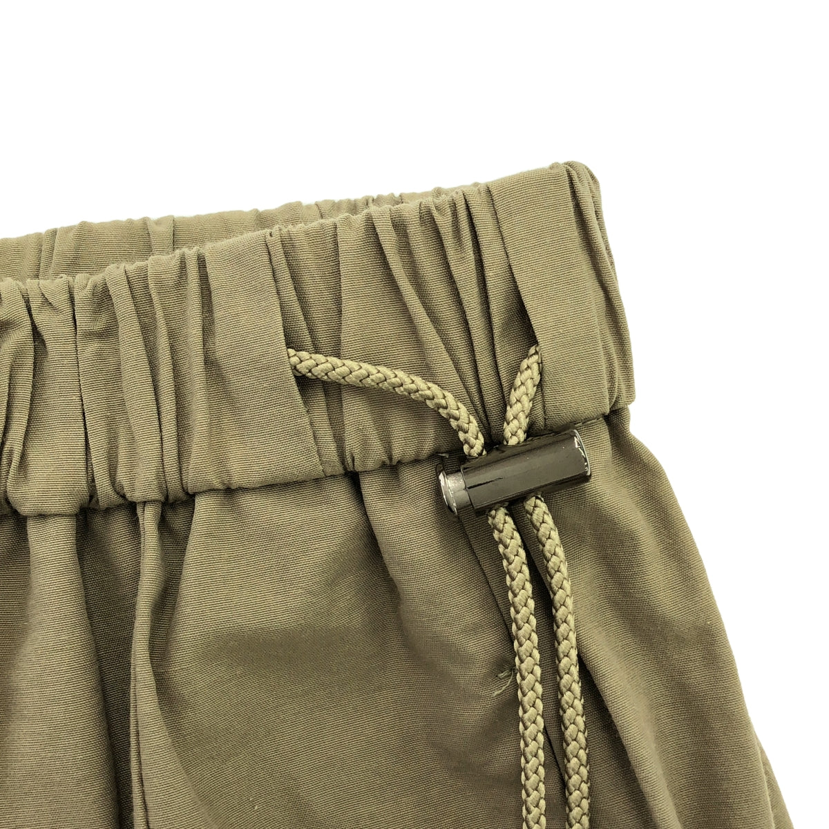 SIWALY / シワリー | ドローストリング オーバー ロングスカート | 36 | カーキ系 | レディース