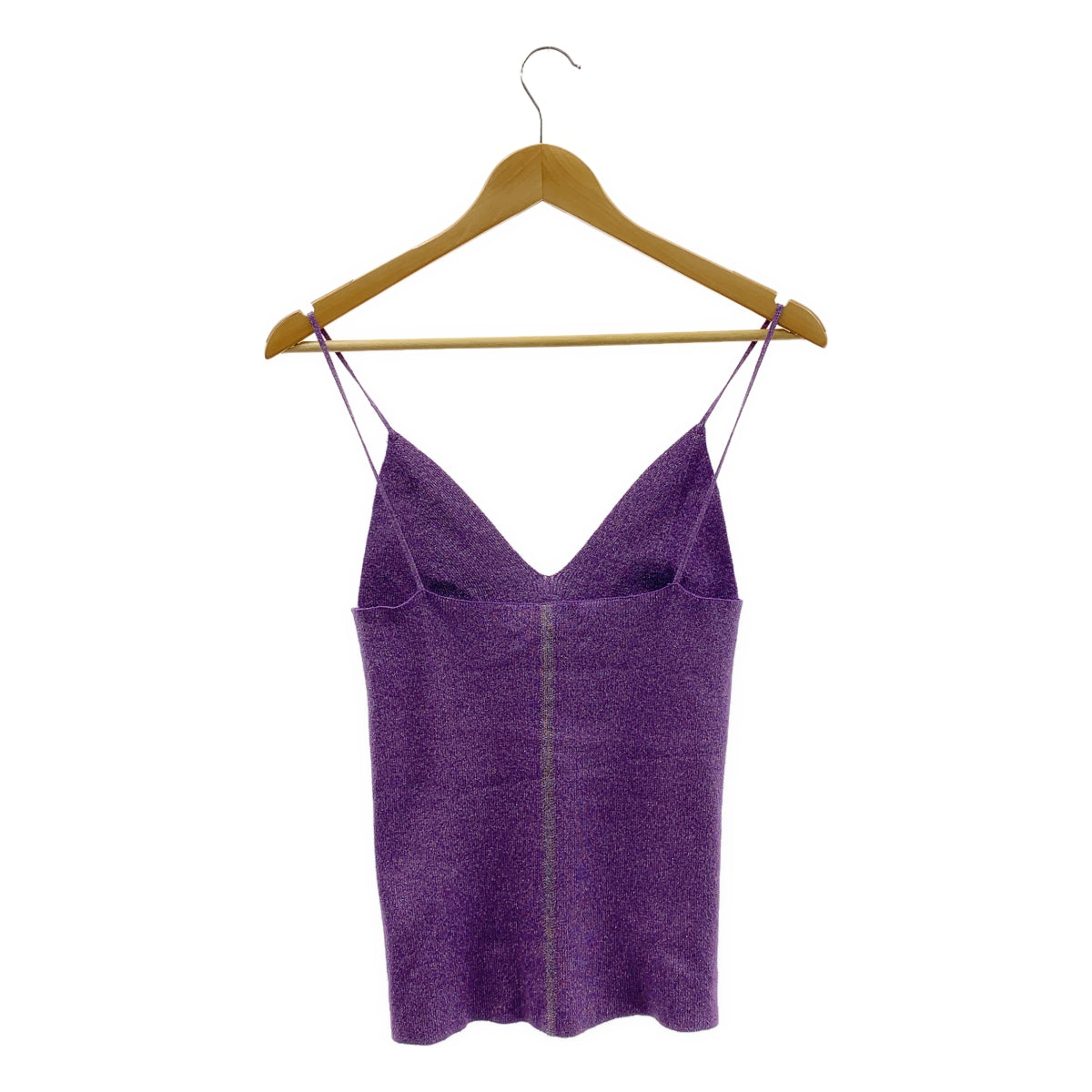 KANAKO SAKAI / 카나코 사카이 | × Ron Herman Glitter Ribbed Knit Camisole 반짝이 캐미솔 | F | 보라색 | 여성