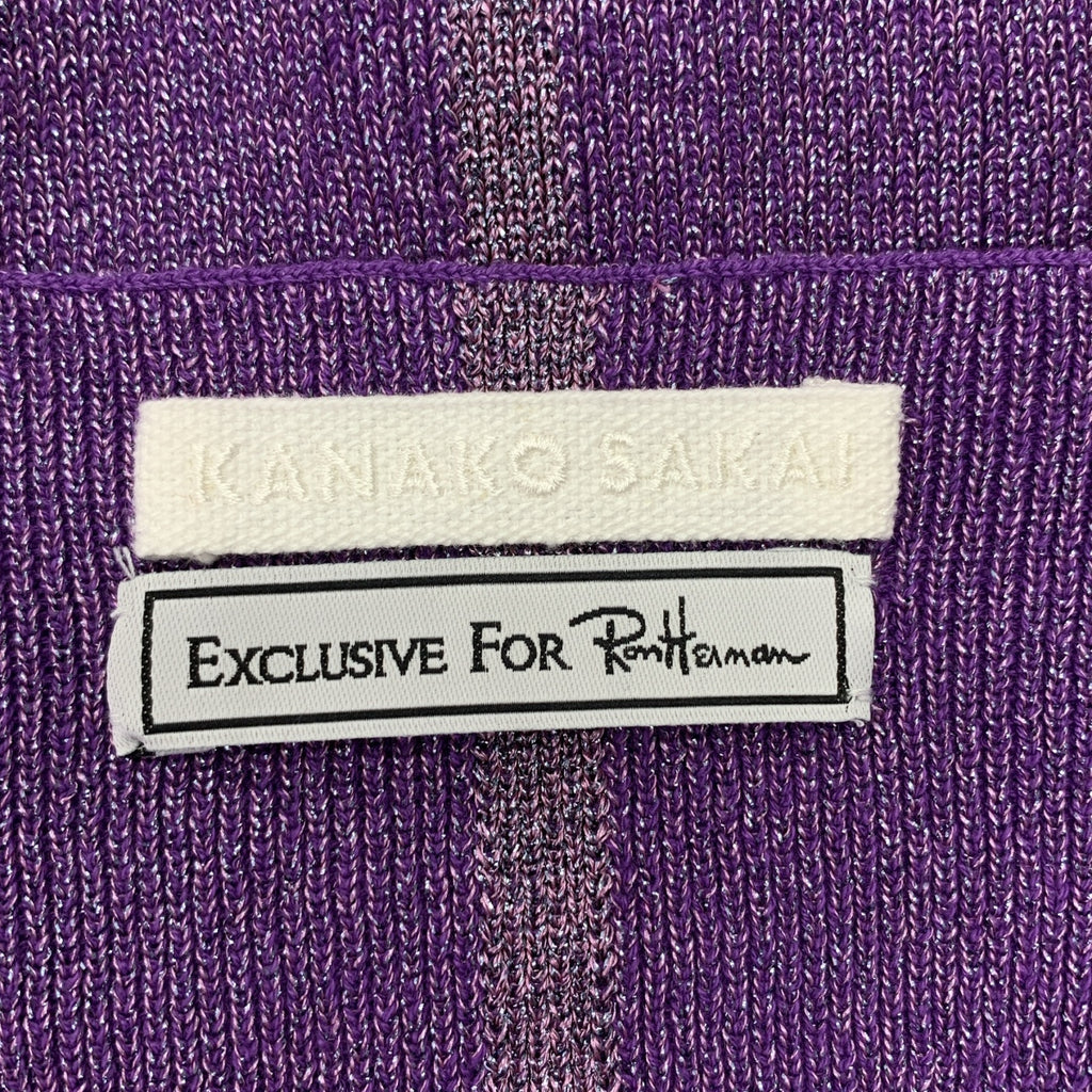 KANAKO SAKAI / 카나코 사카이 | × Ron Herman Glitter Ribbed Knit Camisole 반짝이 캐미솔 | F | 보라색 | 여성