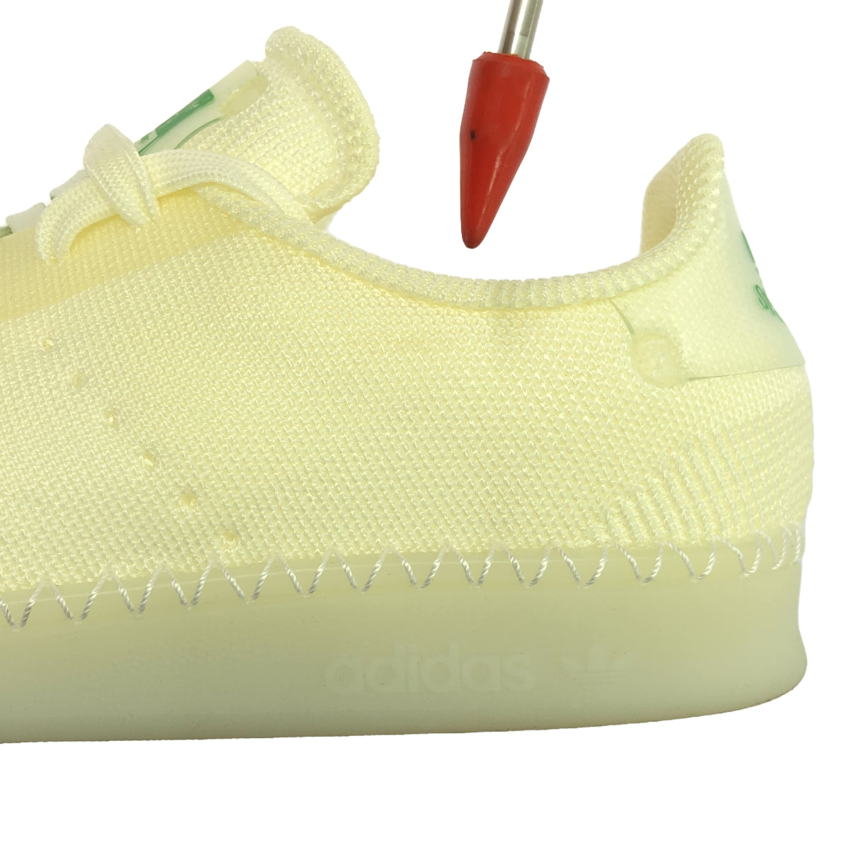 【미품】 adidas / 아디다스 | 2021 | Stan Smith Made To Be Remade Cloud White 스탠스 미스 스니커즈 | 24 | 아이보리 / 그린 | 여성