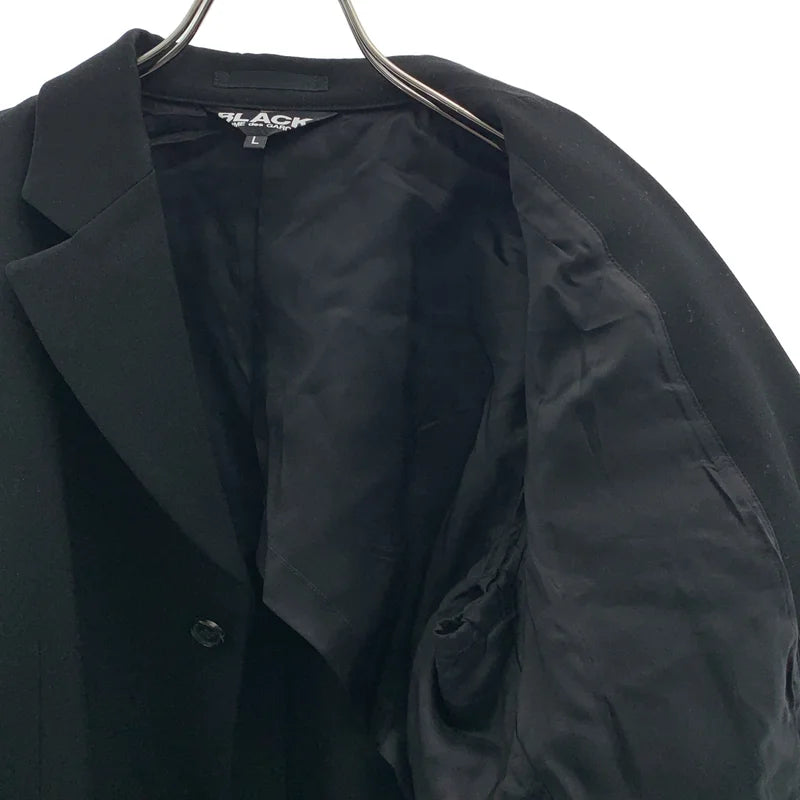 BLACK COMME des GARCONS / ブラックコムデギャルソン | 2022AW | ウール テーラードジャケット | L | メンズ
