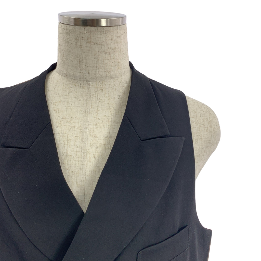 YOHJI YAMAMOTO POUR HOMME / ヨウジヤマモトプールオム | 2020AW | ウール ギャバジン オーバー 6BSピークドラペルベスト ジレ / 総裏地 | 3 |