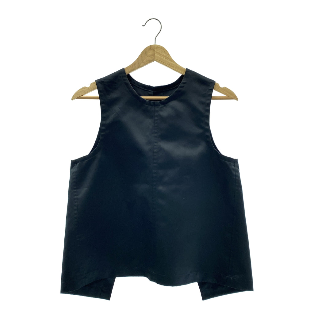COMME des GARÇONS |聚酯後開式馬甲背心 | XS |