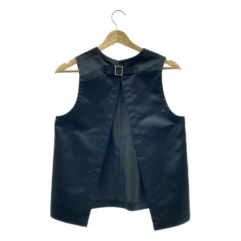 COMME des GARÇONS |聚酯後開式馬甲背心 | XS |