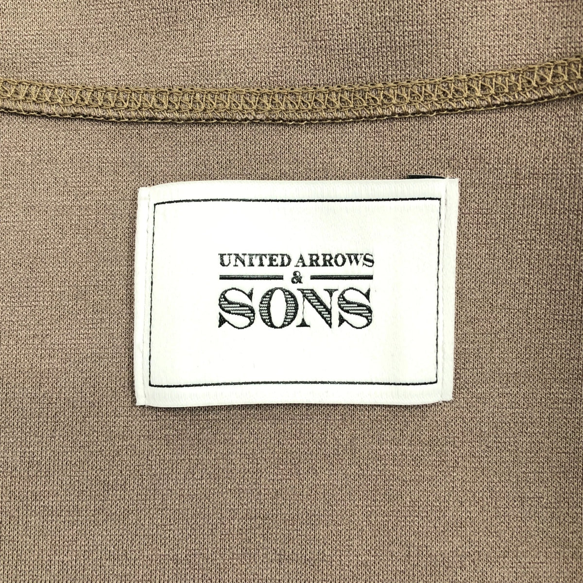 UNITED ARROWS &amp; SONS / 유나이티드 아로즈 앤 샌즈 | HEALING CARDIGAN 오픈 프론트 힐링 가디건 | M | 베이지 | 남성