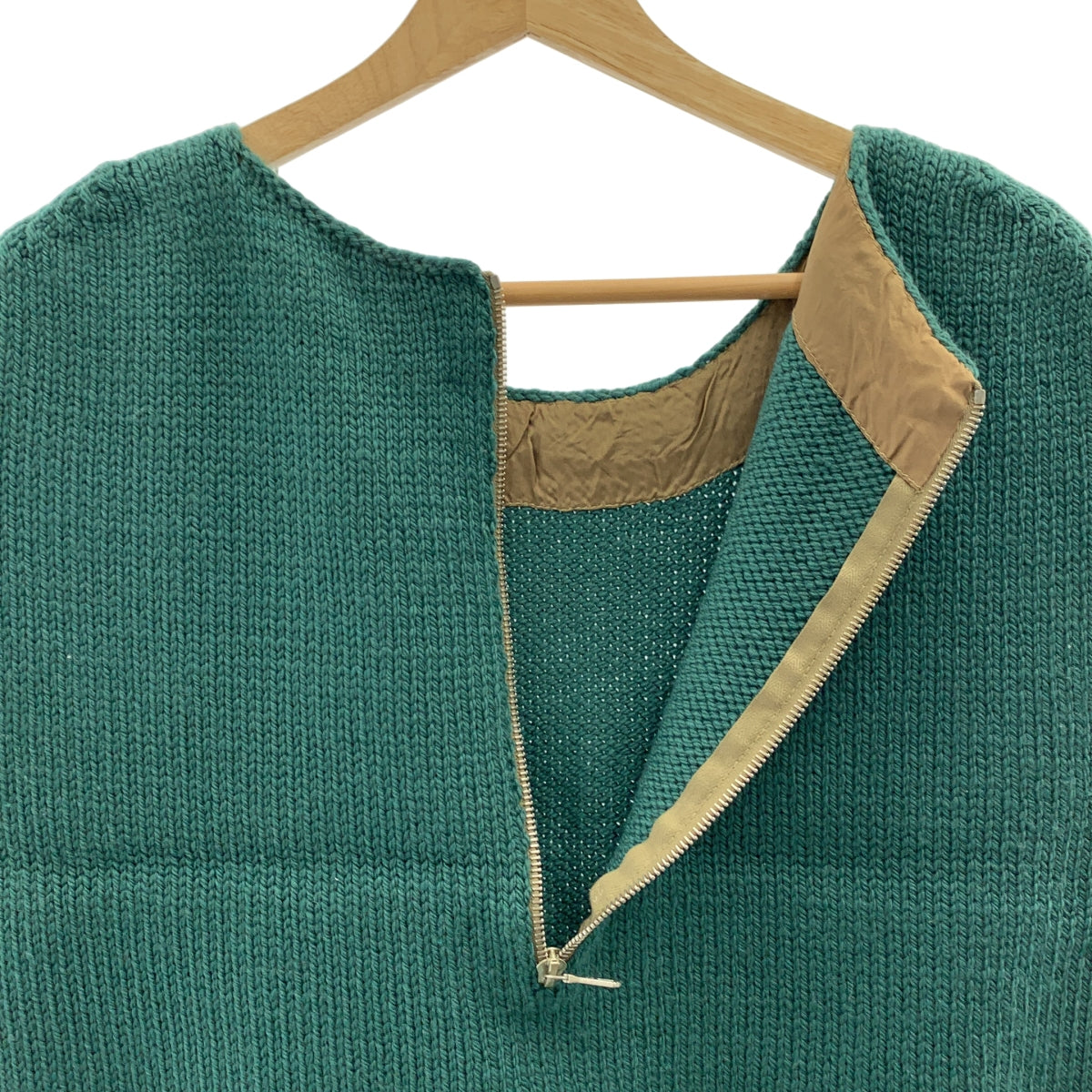 德賴斯·範諾頓 | 美利奴羊毛後拉鍊針織背心 | M碼 |