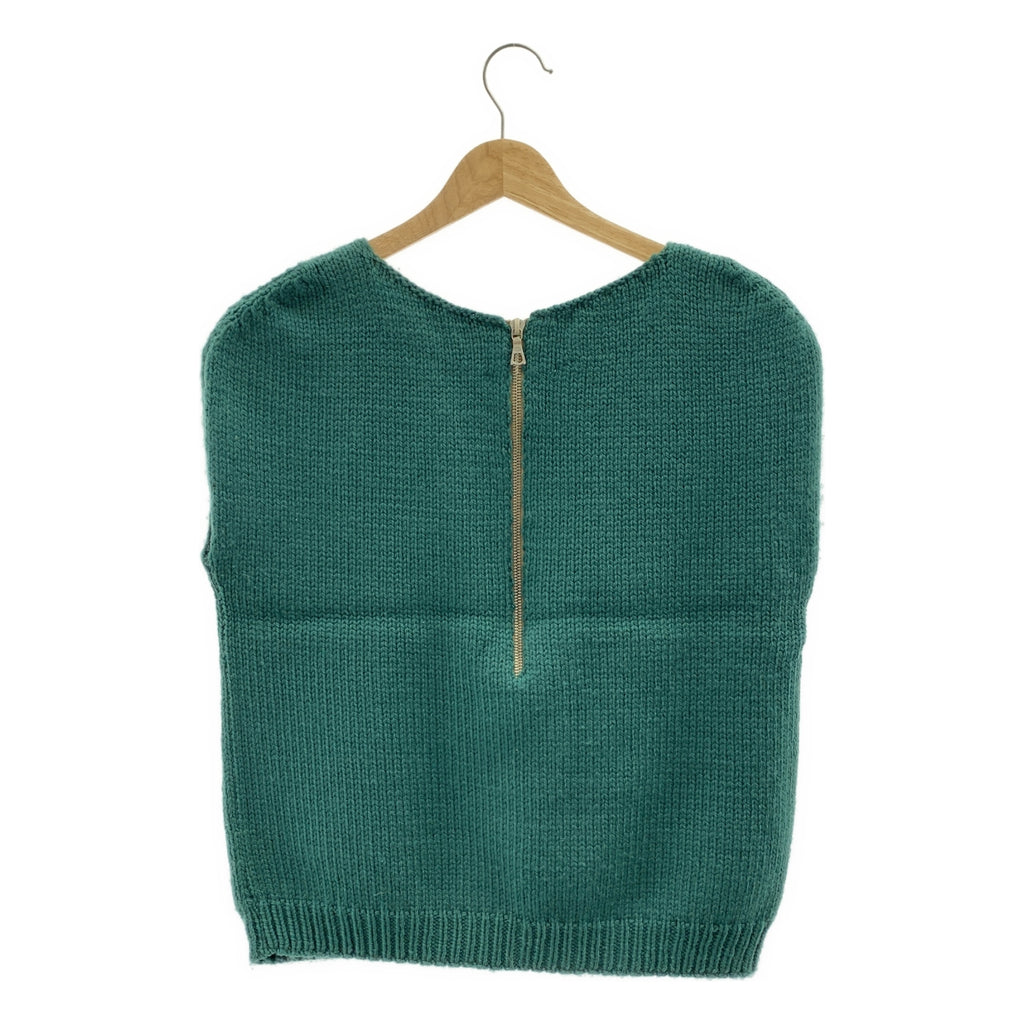 德賴斯·範諾頓 | 美利奴羊毛後拉鍊針織背心 | M碼 |