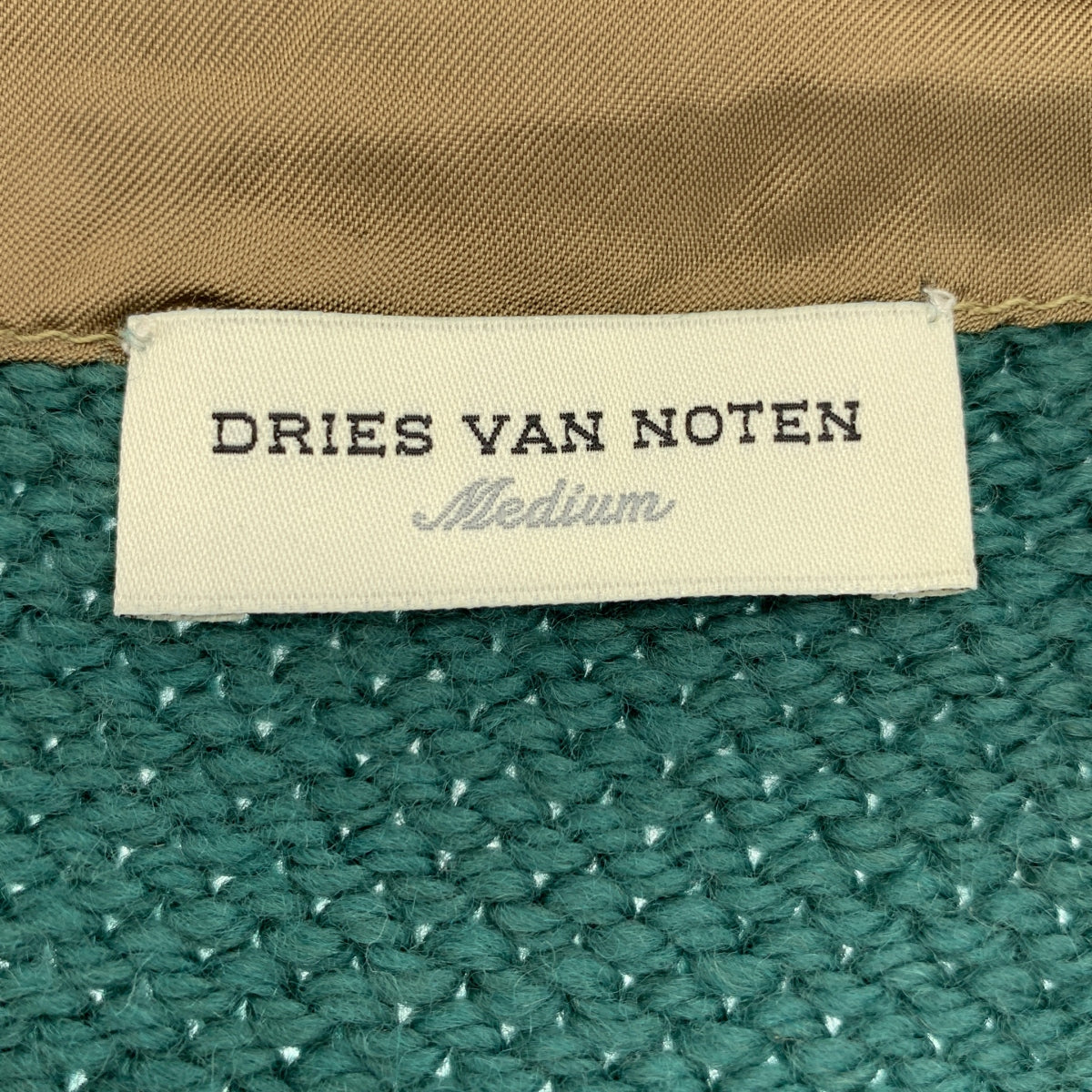 德賴斯·範諾頓 | 美利奴羊毛後拉鍊針織背心 | M碼 |