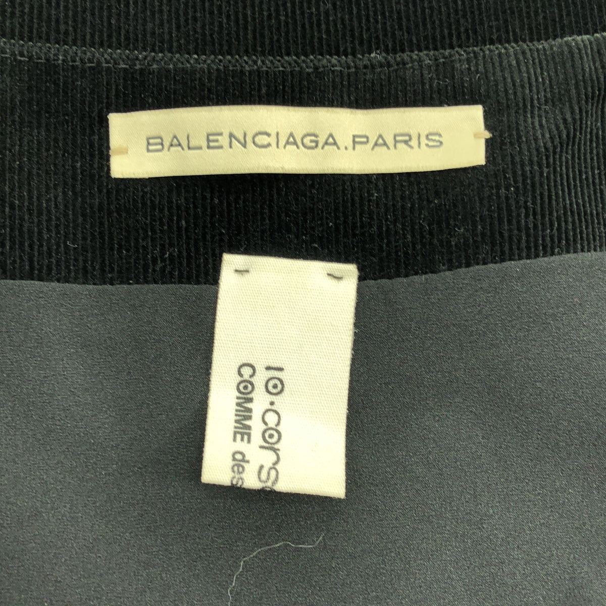 BALENCIAGA / 발렌시아가 | × 10 Corso Como COMME des GARCONS / 코듀로이 사이드 지퍼 슬릿 스커트 / 총 안감 | 36 | 여성