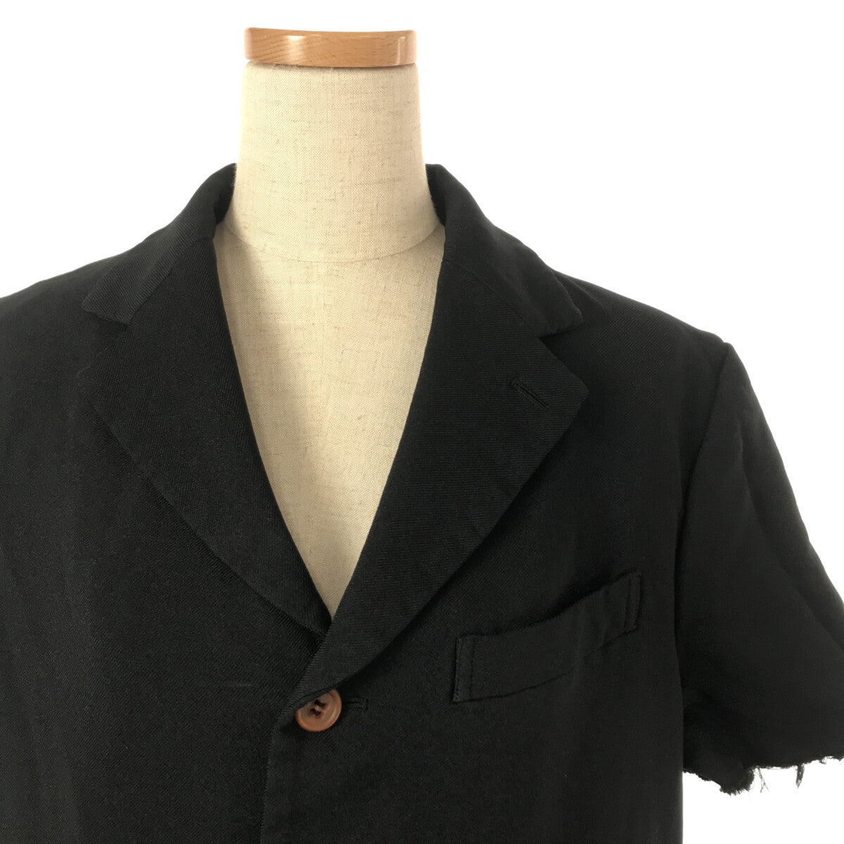 【미품】 COMME des GARCONS COMME des GARCONS / 콤콤 | 폴리 융합 카펫 싱글 재킷 / 총 안감 | M | 블랙 | 여성