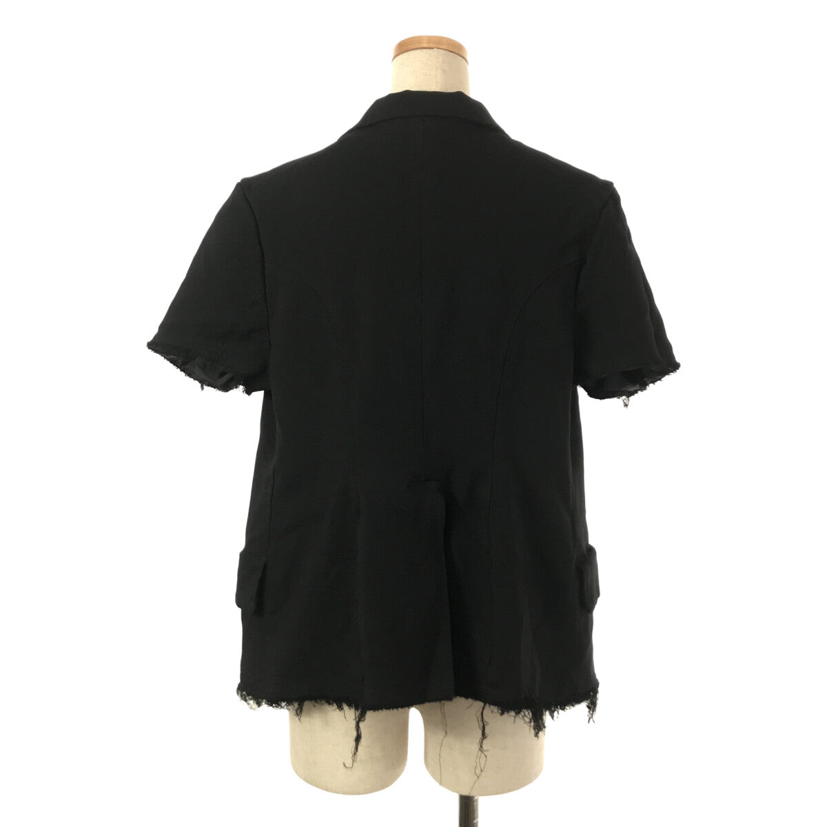 【미품】 COMME des GARCONS COMME des GARCONS / 콤콤 | 폴리 융합 카펫 싱글 재킷 / 총 안감 | M | 블랙 | 여성