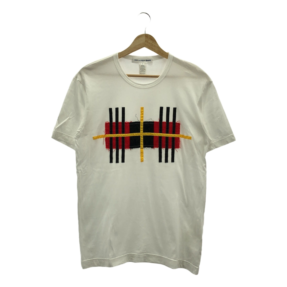 COMME des GARCONS SHIRT | Front patchwork T-shirt | L | Men's