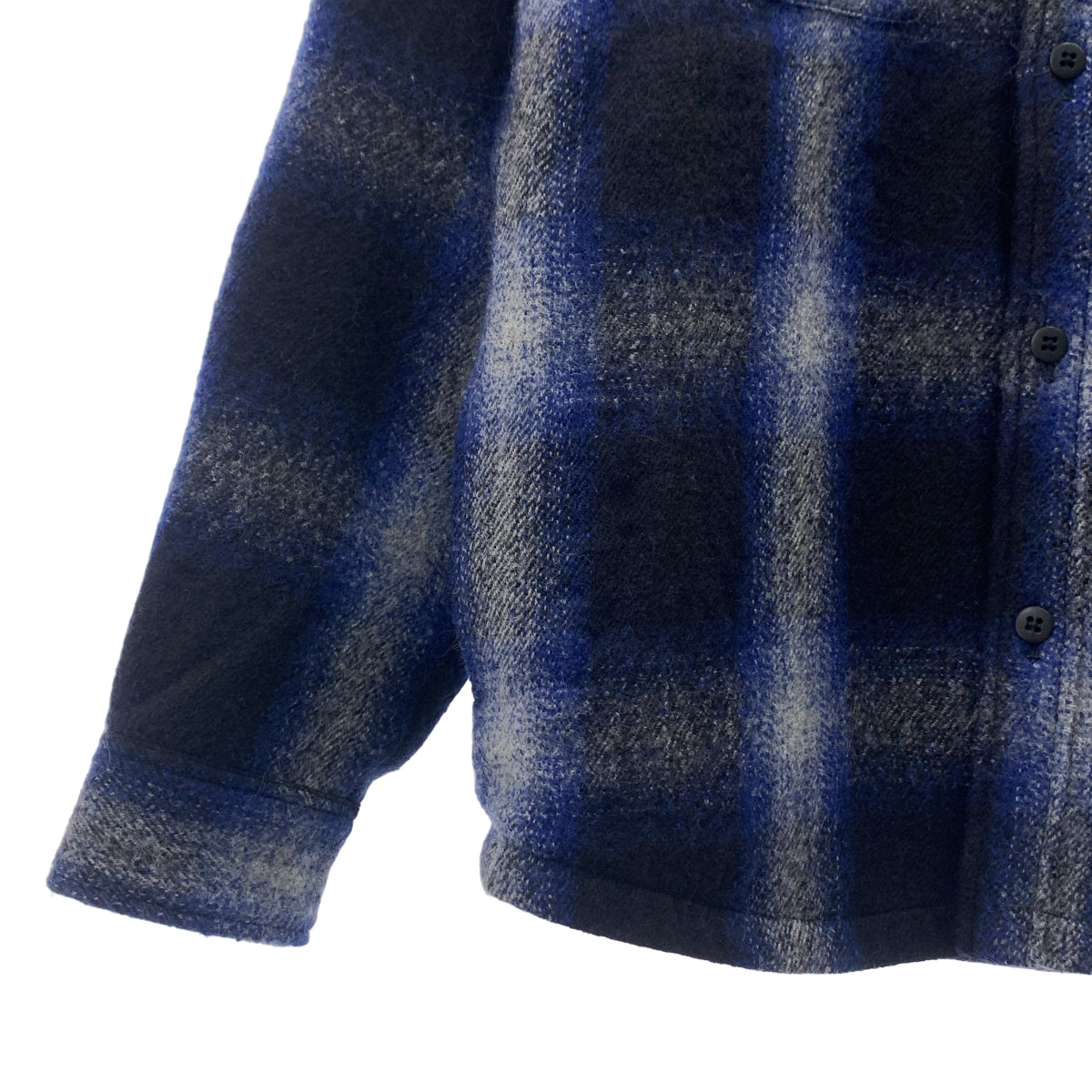 Edition / Edition Tomorrowland | 2023 秋冬 | 漸層格紋羊毛夾棉襯衫外套 | M 碼 | 多色 | 男款