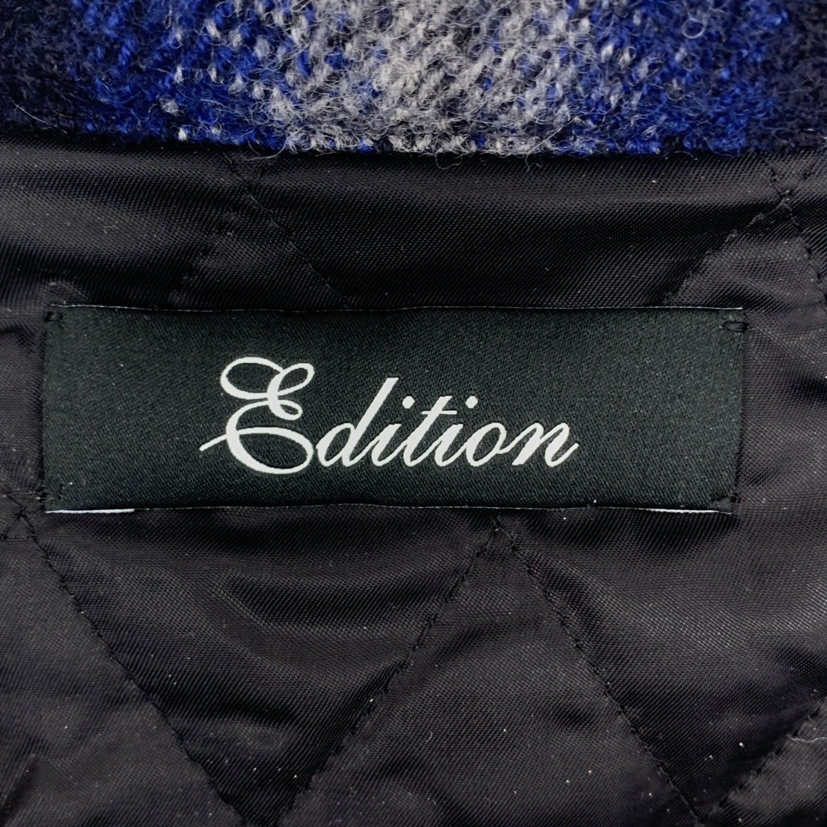 Edition / エディション トゥモローランド | 2023AW | オンブレチェック ウール 中綿 シャツジャケット | M | マルチカラー | メンズ