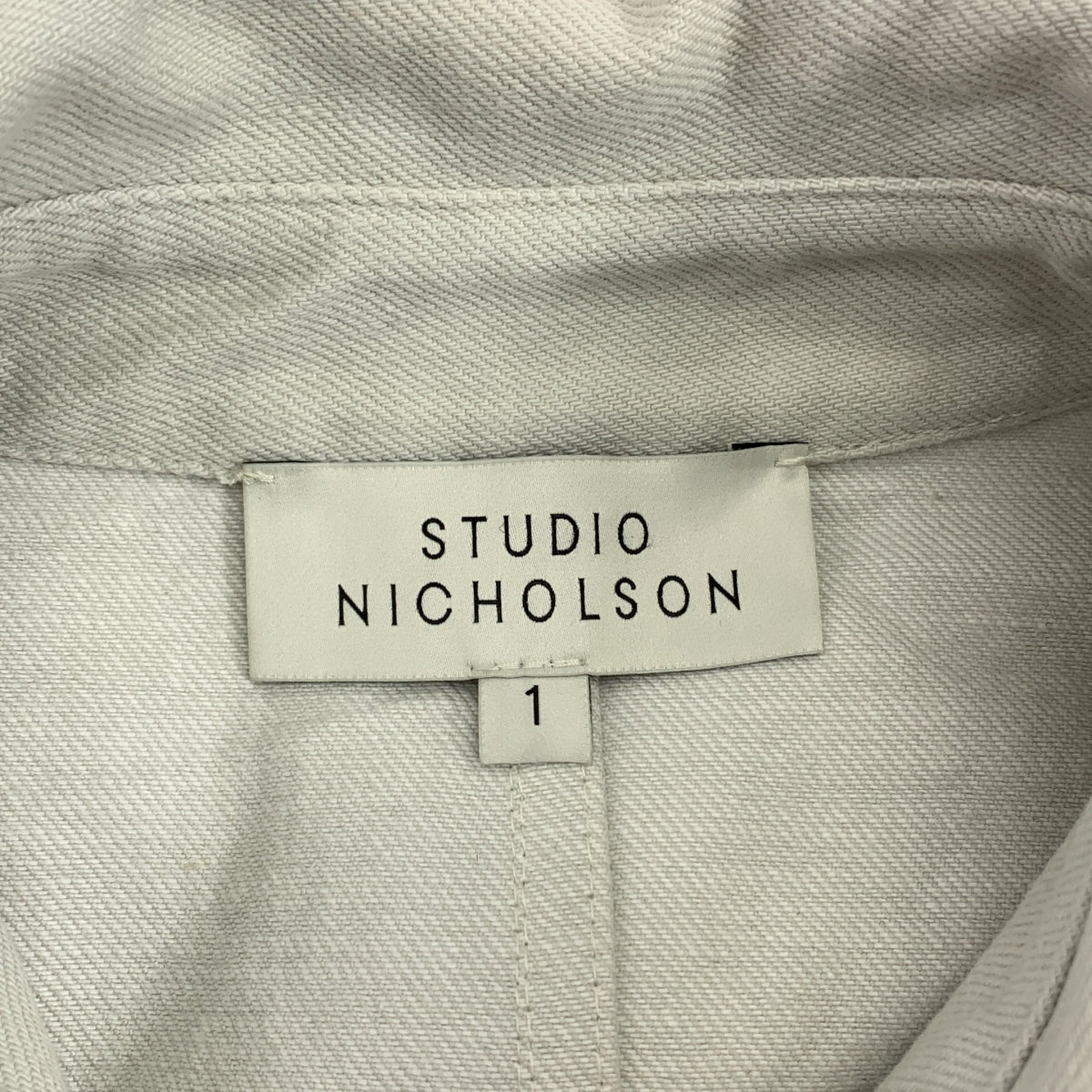 Studio Nicholson / スタジオニコルソン | デニム カバーオール ジャケット | 1 | メンズ