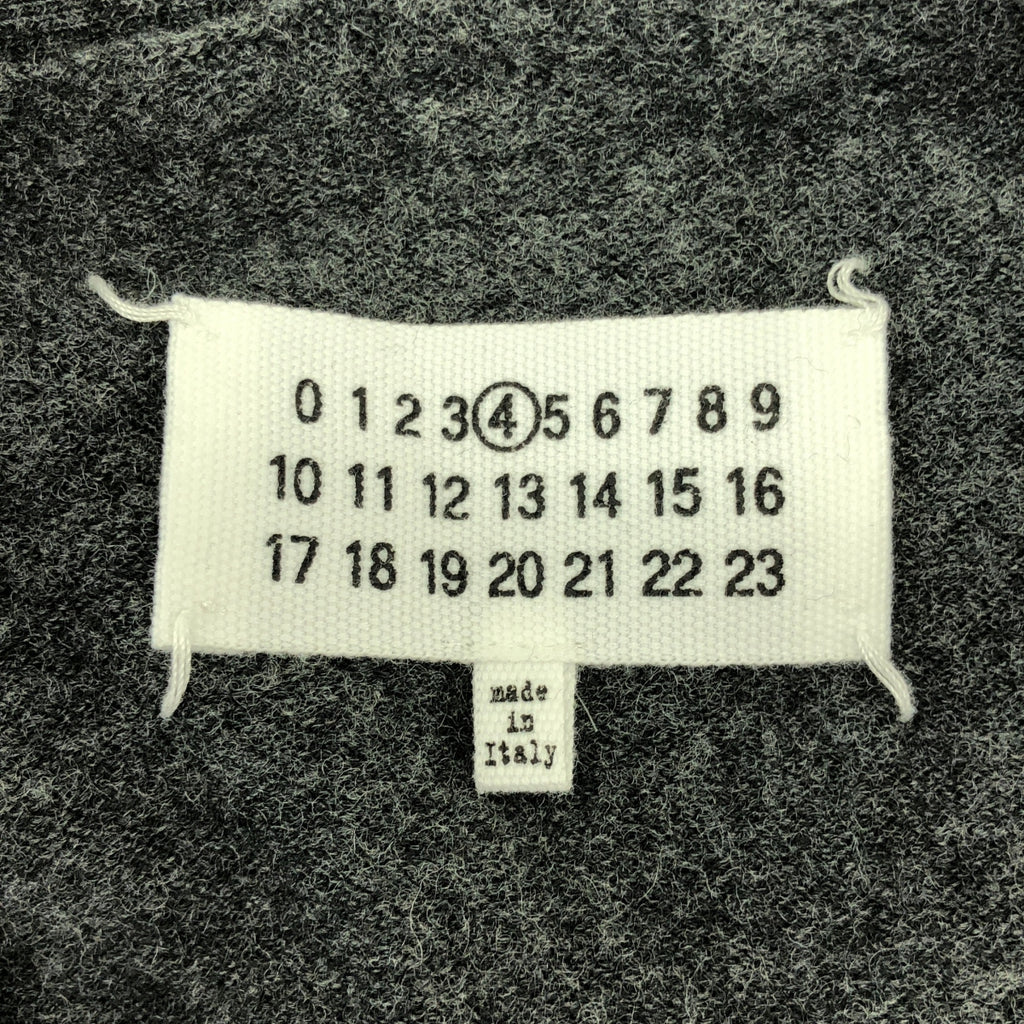 Maison Margiela / メゾンマルジェラ | ウール エルボーパッチ カーディガン | S | グレー | レディース