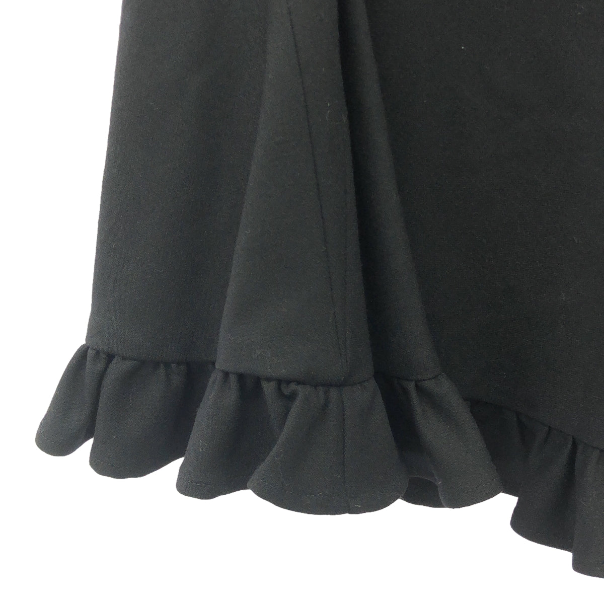 BALENCIAGA | Ruffle A-line skirt | 38 | Black | Women's