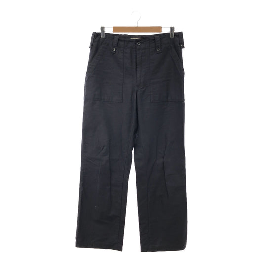 UNITED ARROWS | Shiota Subin Back Satin Fatigue Pants / "SLOW &amp;" | M | Men's