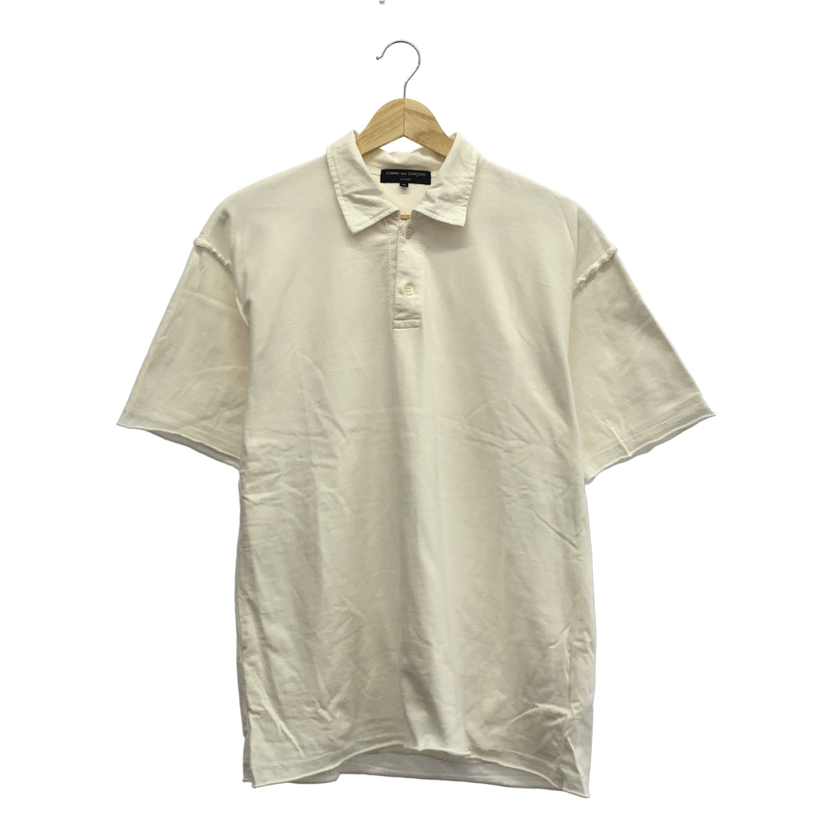 COMME des GARÇONS HOMME | 2006 春夏 | 混合材質層疊剪裁 Polo 衫 | M 碼 | 男款