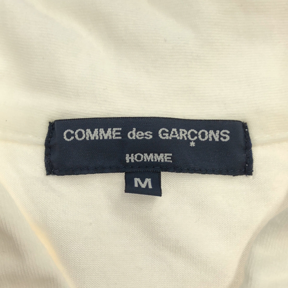 COMME des GARÇONS HOMME | 2006 春夏 | 混合材質層疊剪裁 Polo 衫 | M 碼 | 男款