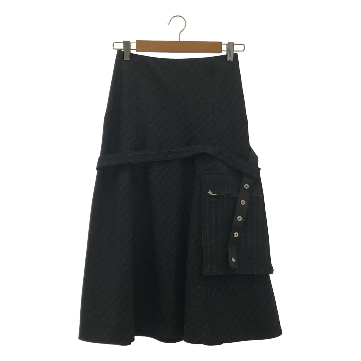 sacai | 2023 秋冬 | 粉筆條紋吊帶裙 | S碼 | 女款