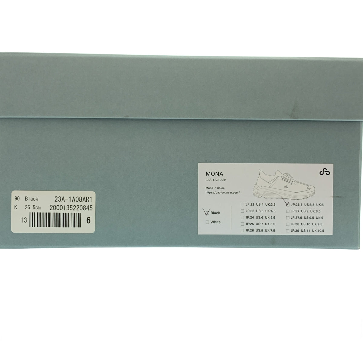 OAO / オーエーオー | MONA ローカット スニーカー | 26.5 | メンズ