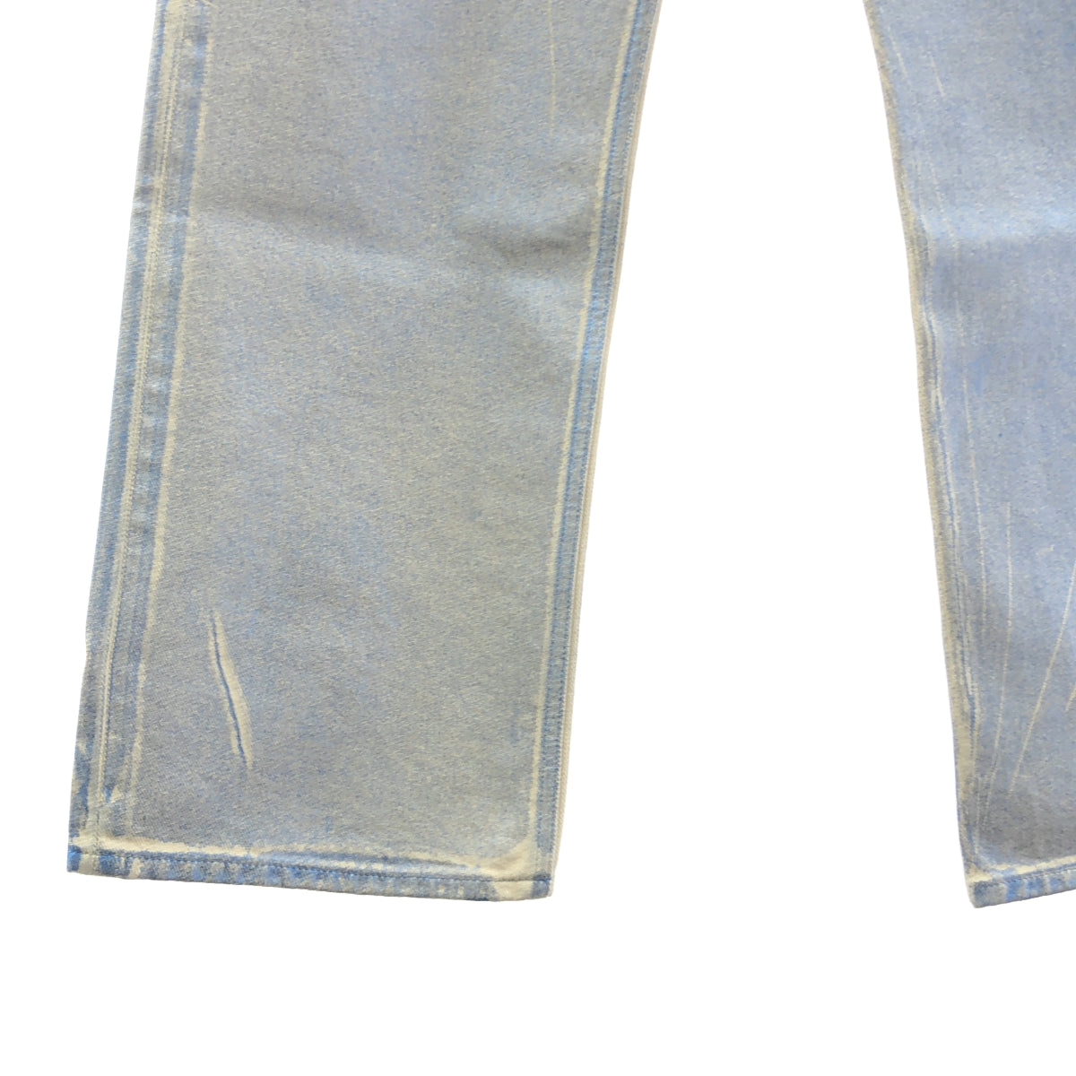 OUR LEGACY / 아워 레거시 | 2023AW | THIRD CUT BLUE FOIL DENIM 포일 프린트 써드 컷 데님 팬츠 | 30 | 맨즈