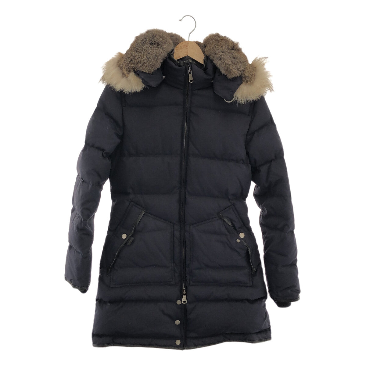 PAJAR CANADA | Cougar down coat with fur hood | S | Navy | Women's