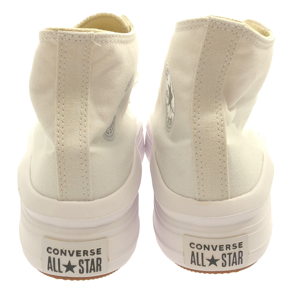 【美品】  CONVERSE / コンバース | ALL STAR Move White HI CUT 568498C スニーカー | 25 | ホワイト | レディース