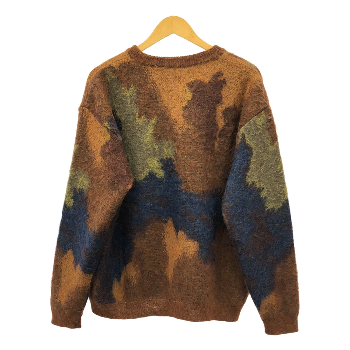 YOKE / ヨーク | 2022AW | knit sweater / モヘヤ クルーネック ニット セーター / ユニセックス | 1 | ブラウン | メンズ