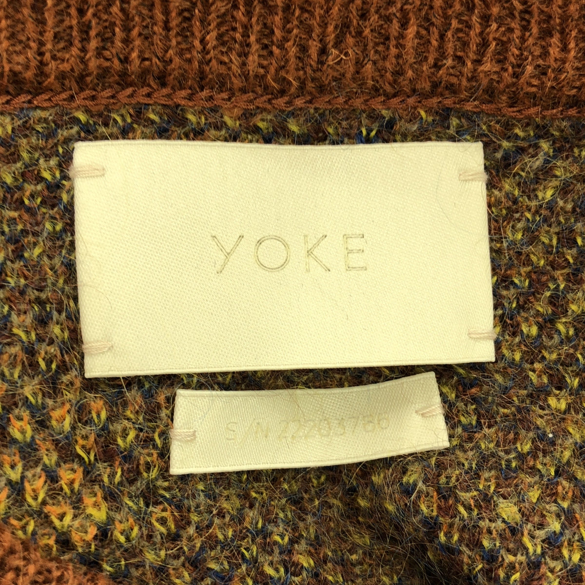 YOKE / 約克 | 2022AW | 針織毛衣 / 馬海毛圓領針織毛衣 / 男女通用 | 1 | 男士