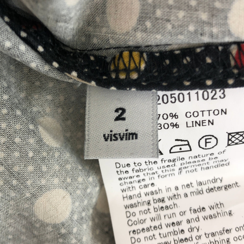 visvim / ビズビム | コットン リネン ドット スリット シャツ | 2 | メンズ
