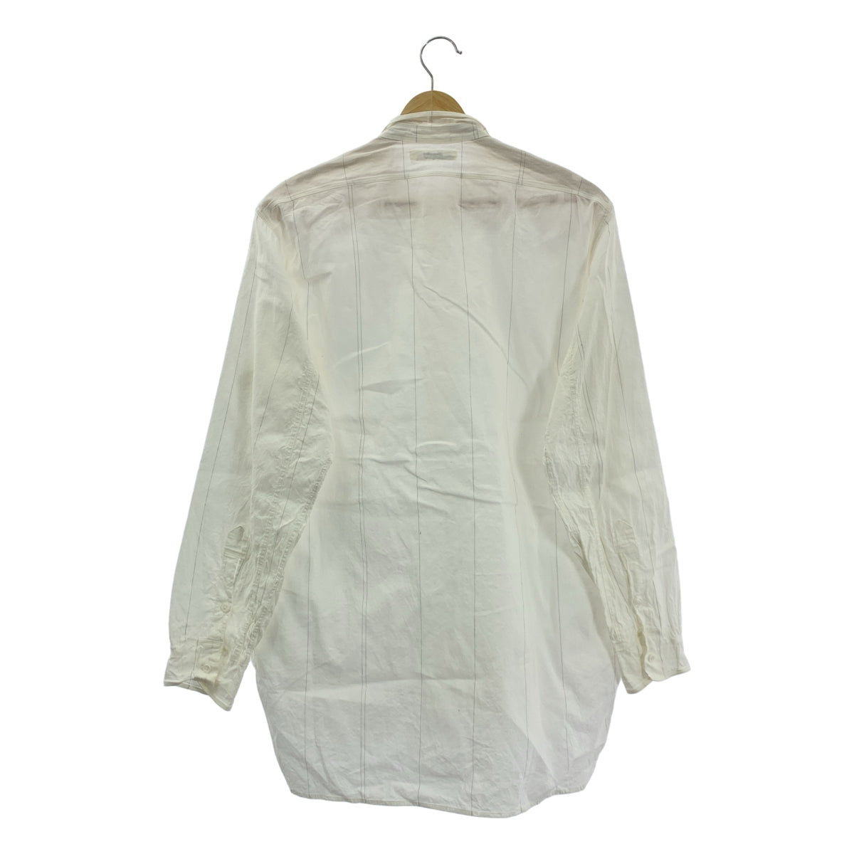 kaval / 카발 | 코튼 린넨 개더 슬리브 셔츠 블라우스 | M | 화이트 | 여성