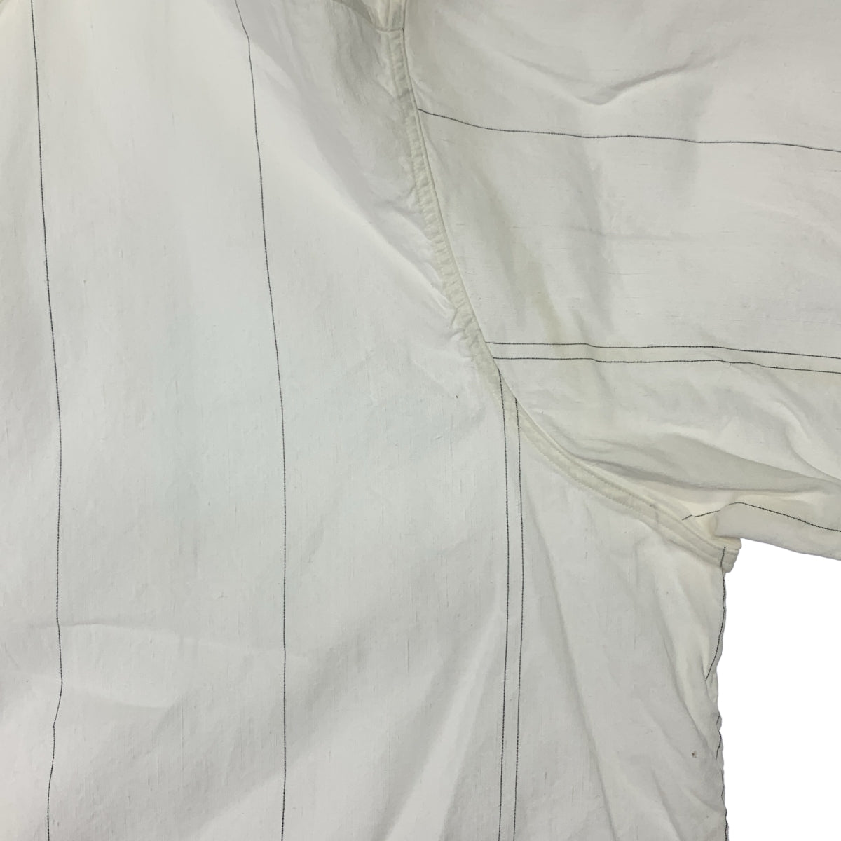 kaval / 카발 | 코튼 린넨 개더 슬리브 셔츠 블라우스 | M | 화이트 | 여성