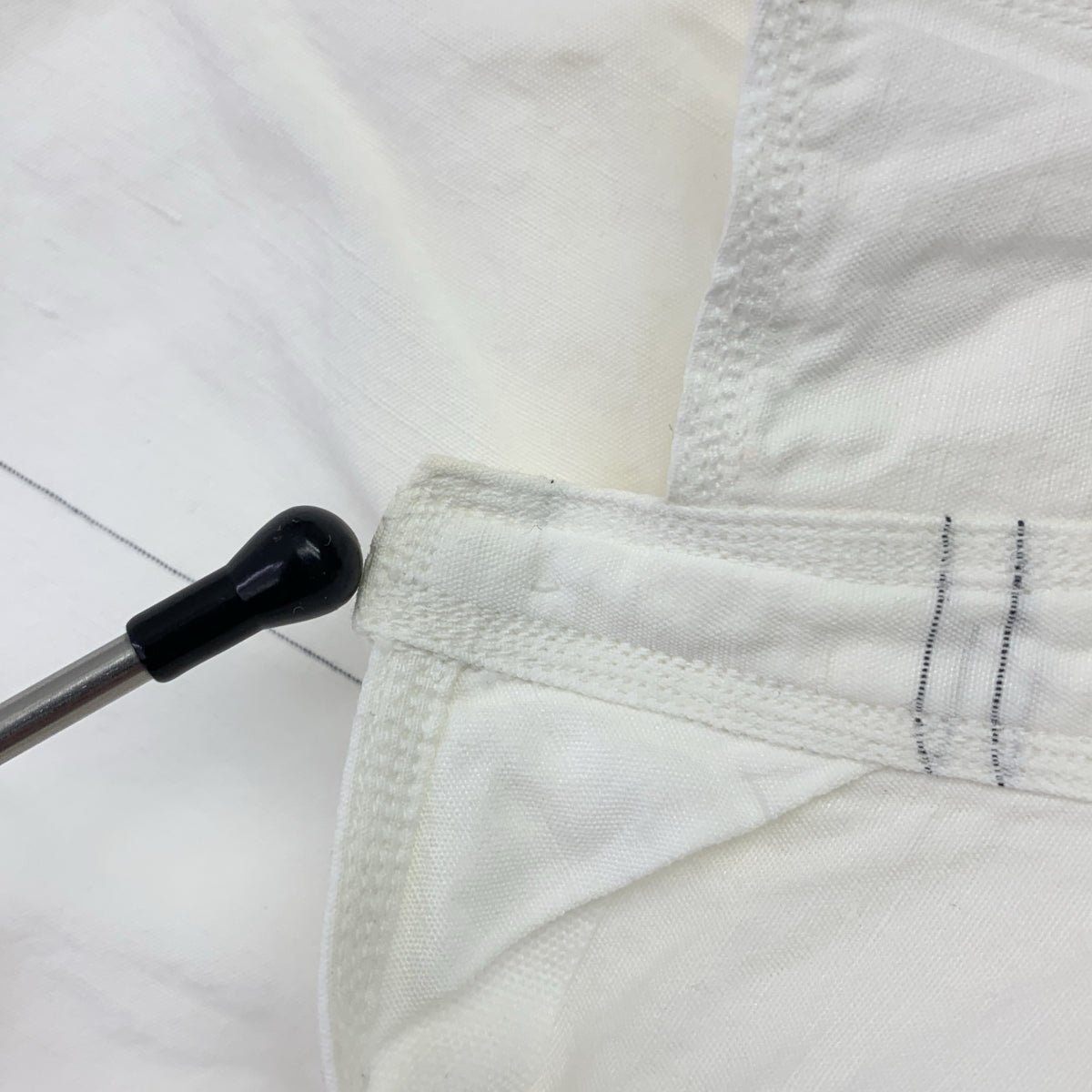 kaval | 棉麻褶袖襯衫 | M碼 | 白色 | 女款