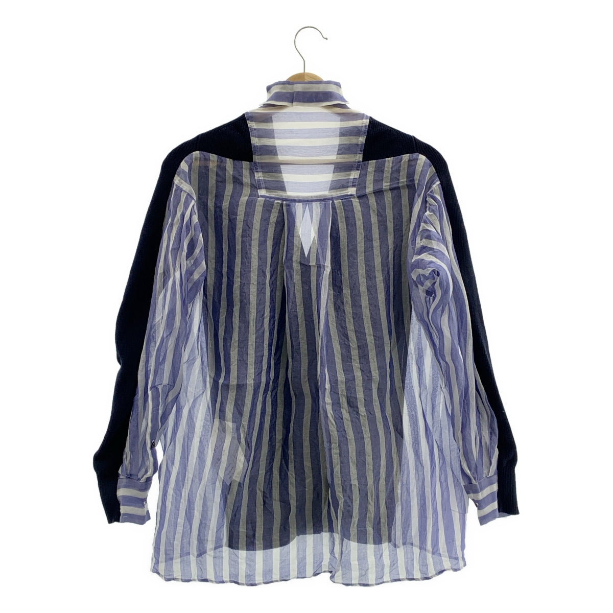 sacai | 羊毛針織條紋開襟衫 | 尺寸 1 | 女款