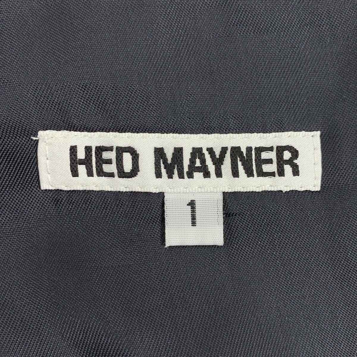 HED MAYNER | 美利奴羊毛超大 2B 訂製外套 | 尺寸 1 | 海軍藍 | 男款