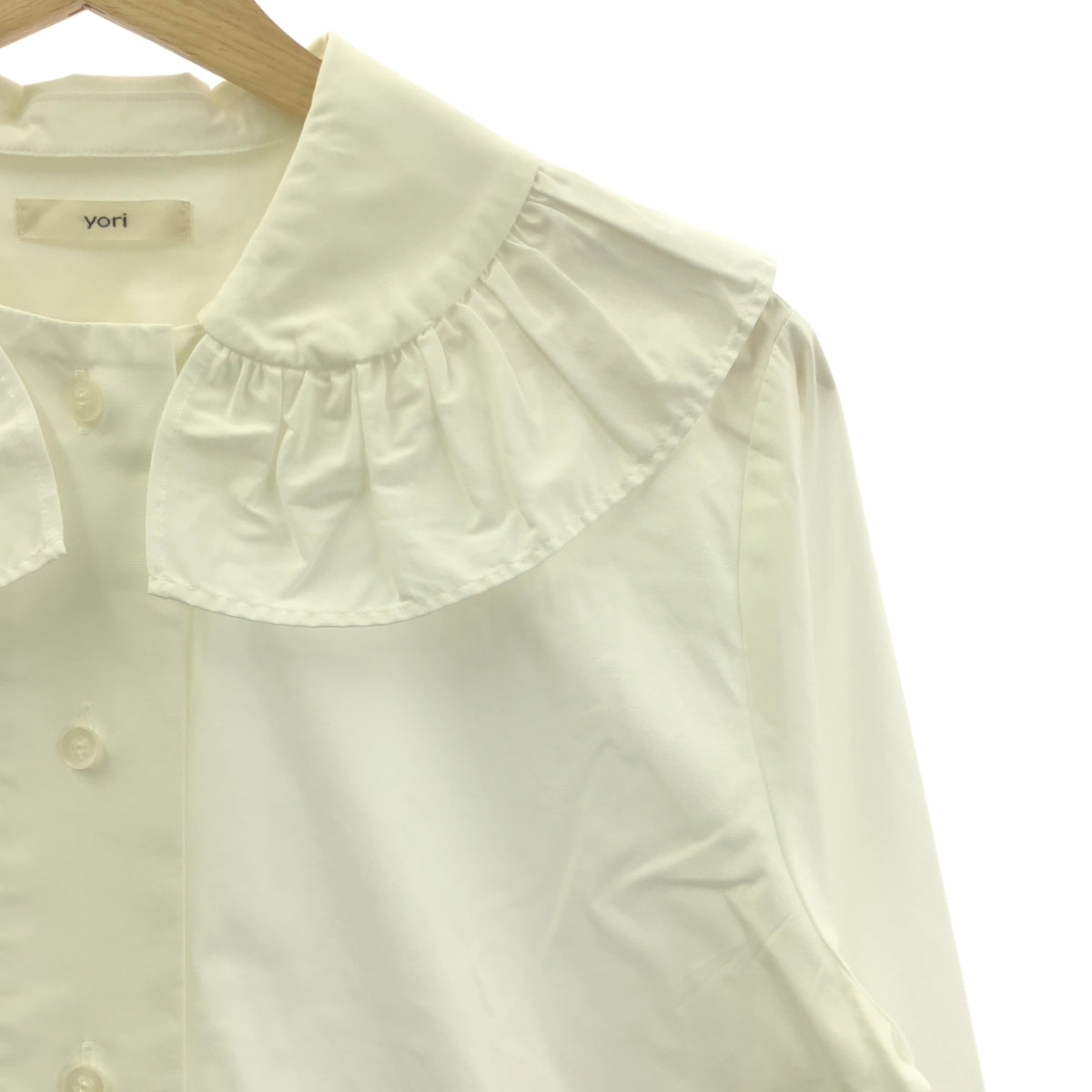 yori | 荷葉邊領襯衫 | F碼 | 女款