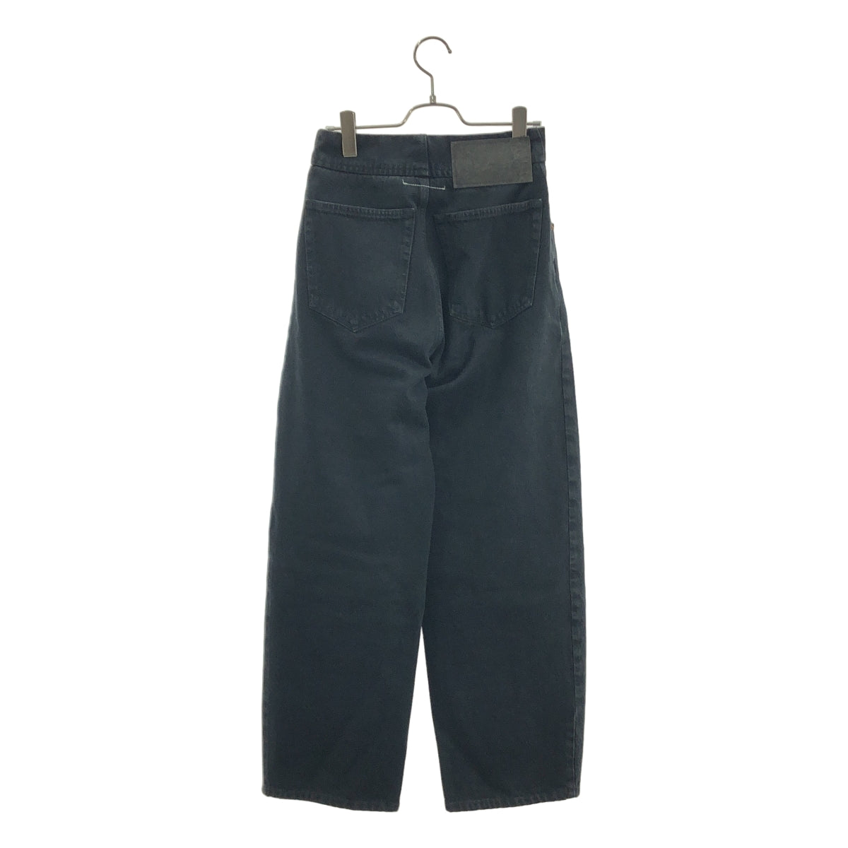 MM6 Maison Margiela / エムエムシックスメゾンマルジェラ | 2023AW | ロゴパッチ ワイド デニムパンツ | 26 | レディース