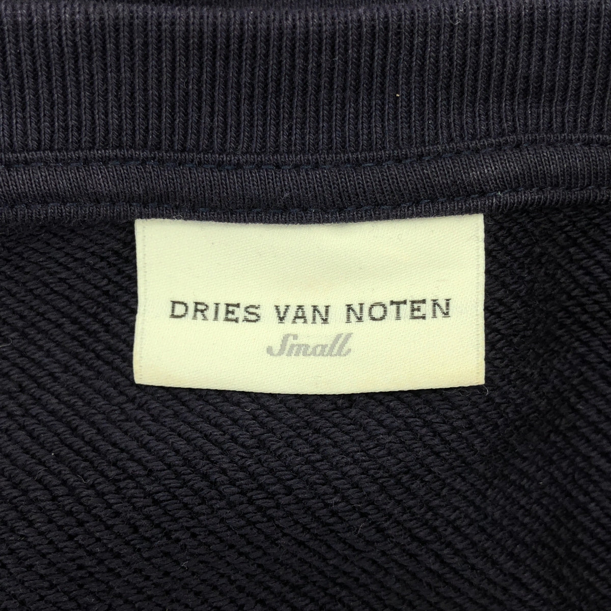 DRIES VAN NOTEN / ドリスヴァンノッテン | コットン スウェット ワンピース | S | レディース