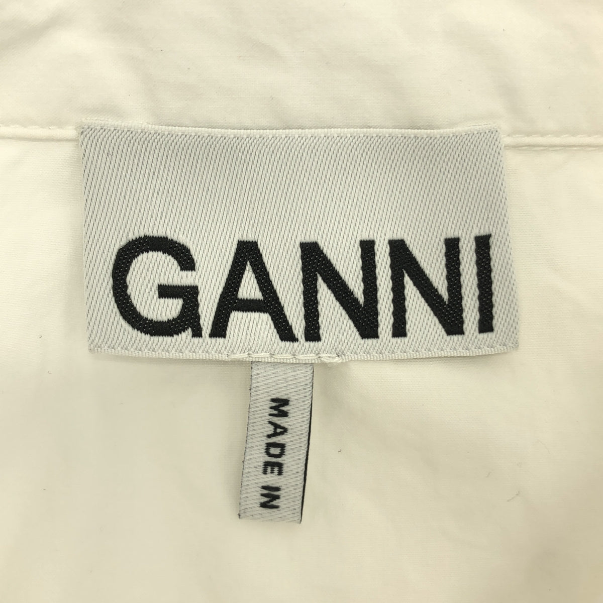 Ganni / ガニー | レース コットン ノースリーブ シャツ | 34 | レディース