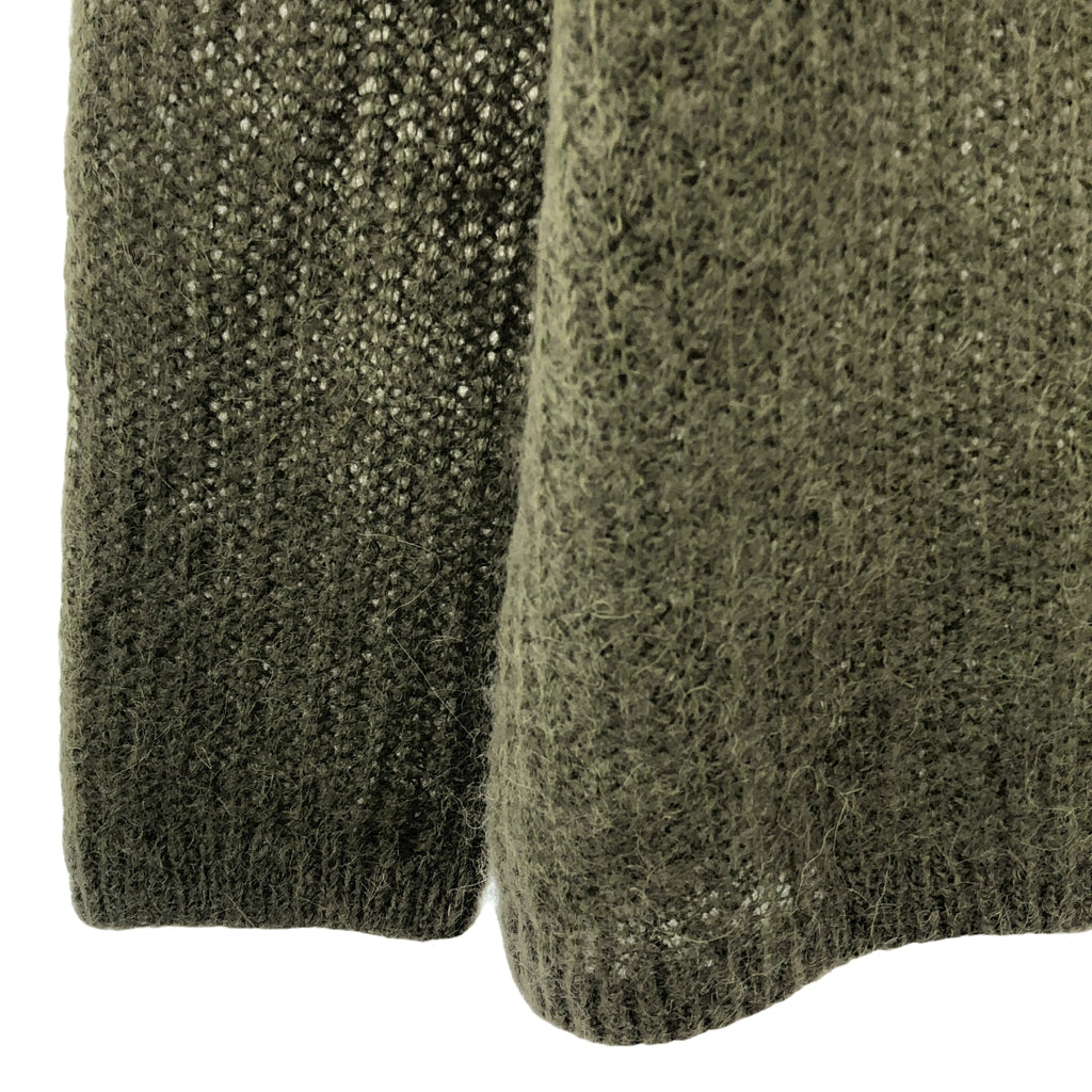 ZUCCa / ズッカ | アルパカ混 クルーネックニット | M | カーキ | レディース