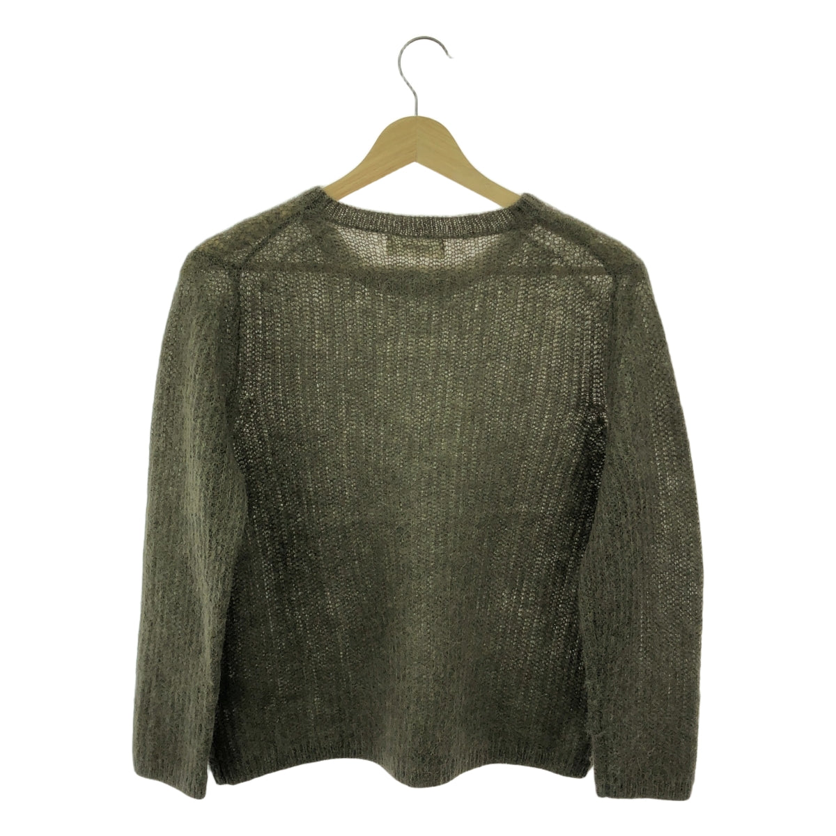 ZUCCa / ズッカ | アルパカ混 クルーネックニット | M | カーキ | レディース