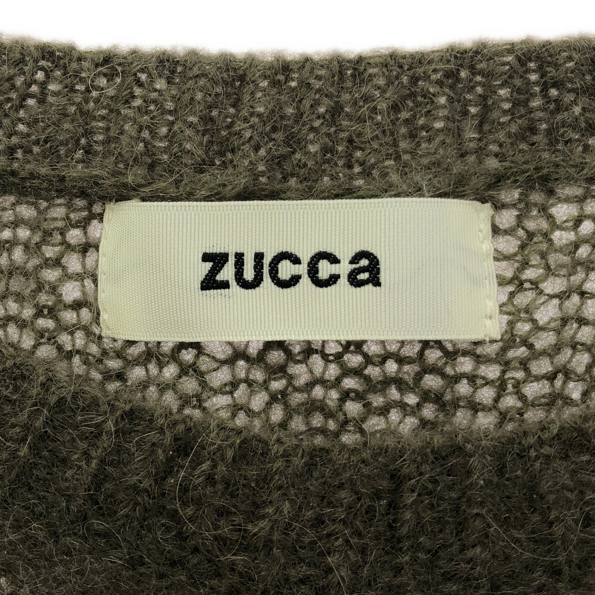 ZUCCa / ズッカ | アルパカ混 クルーネックニット | M | カーキ | レディース