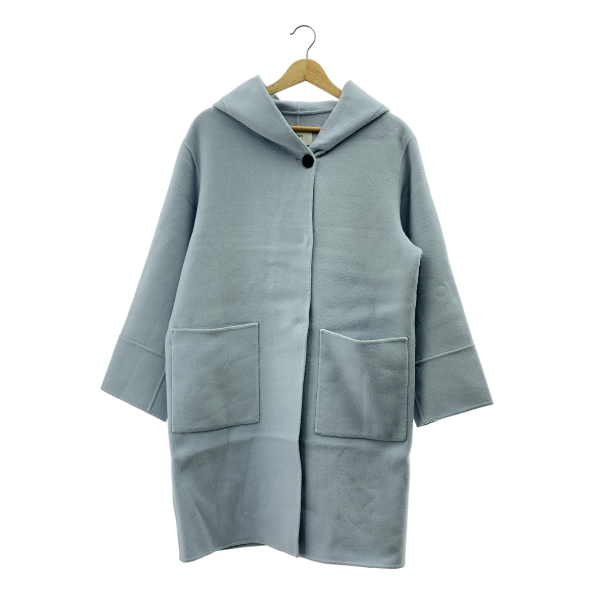 IENA | Super 160 雙面連帽大衣 | 36碼 | 淺藍色 | 女款