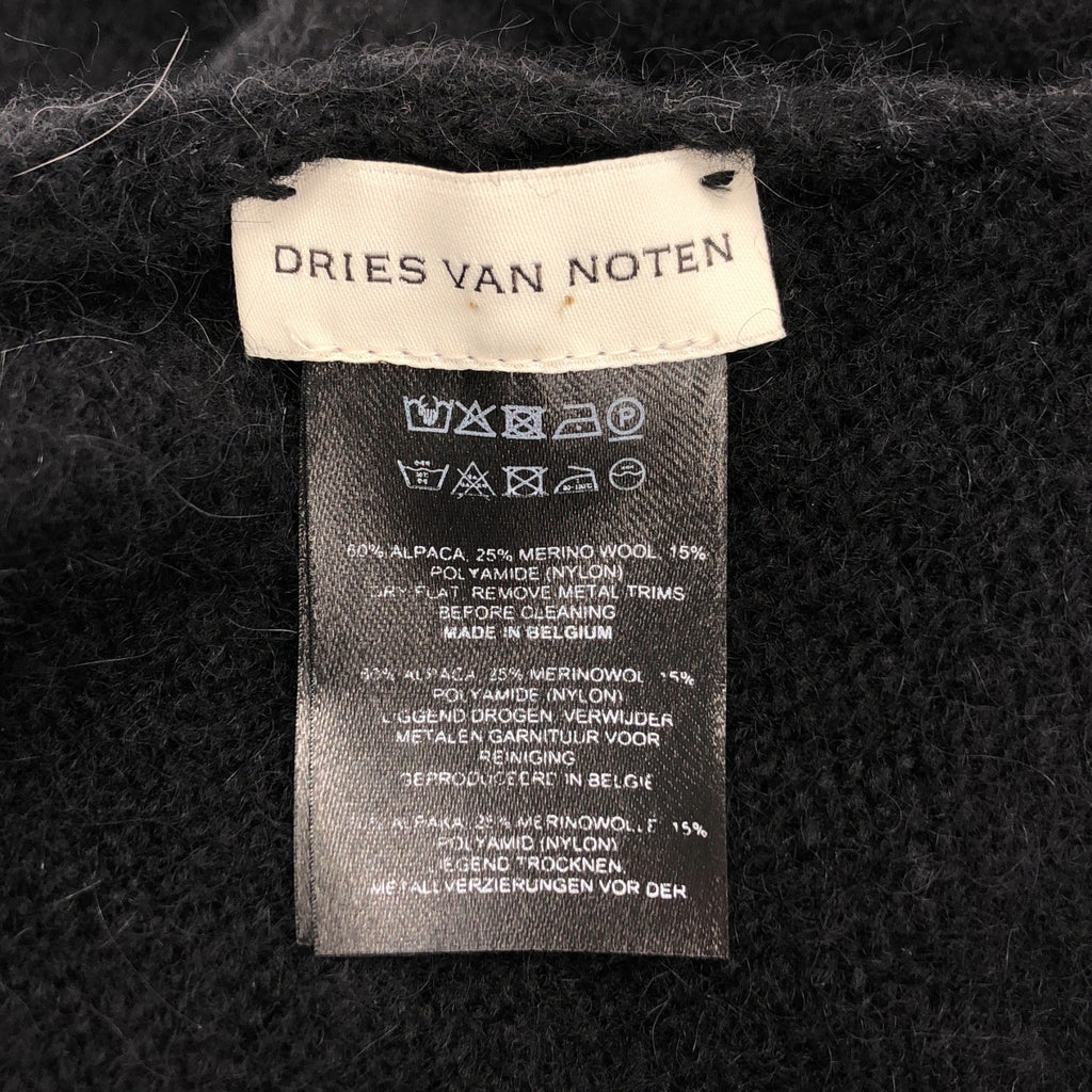 DRIES VAN NOTEN / 드리스 반 노텐 | 2024AW | 알파카 울 변형 니트 | F | 여성