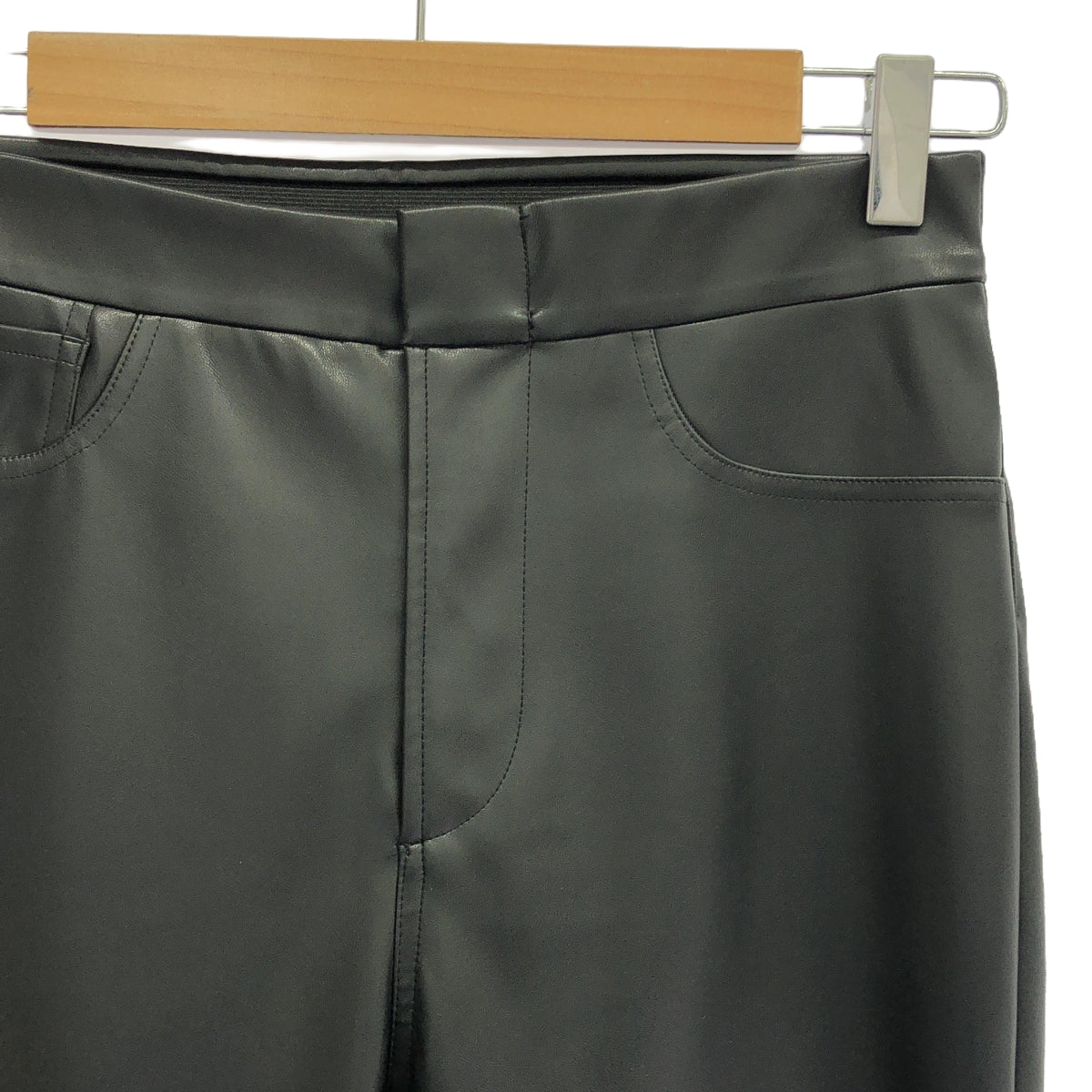 【新品】  upper hights / アッパーハイツ | Romee エコレザースキニーパンツ | 1 | ブラック | レディース