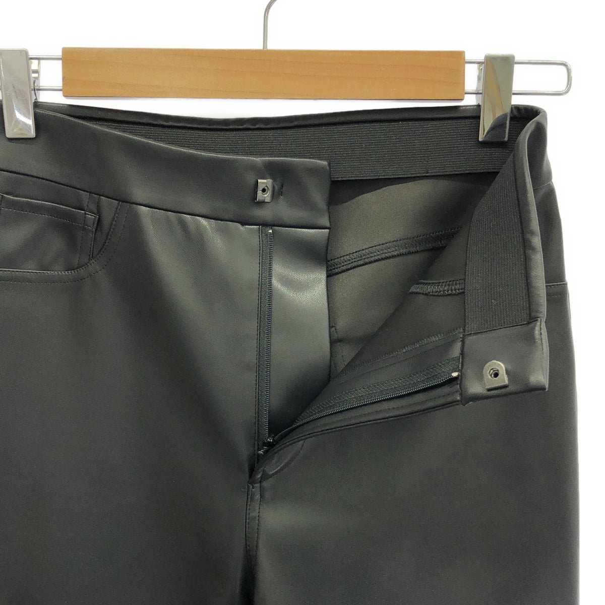 【新品】  upper hights / アッパーハイツ | Romee エコレザースキニーパンツ | 1 | ブラック | レディース