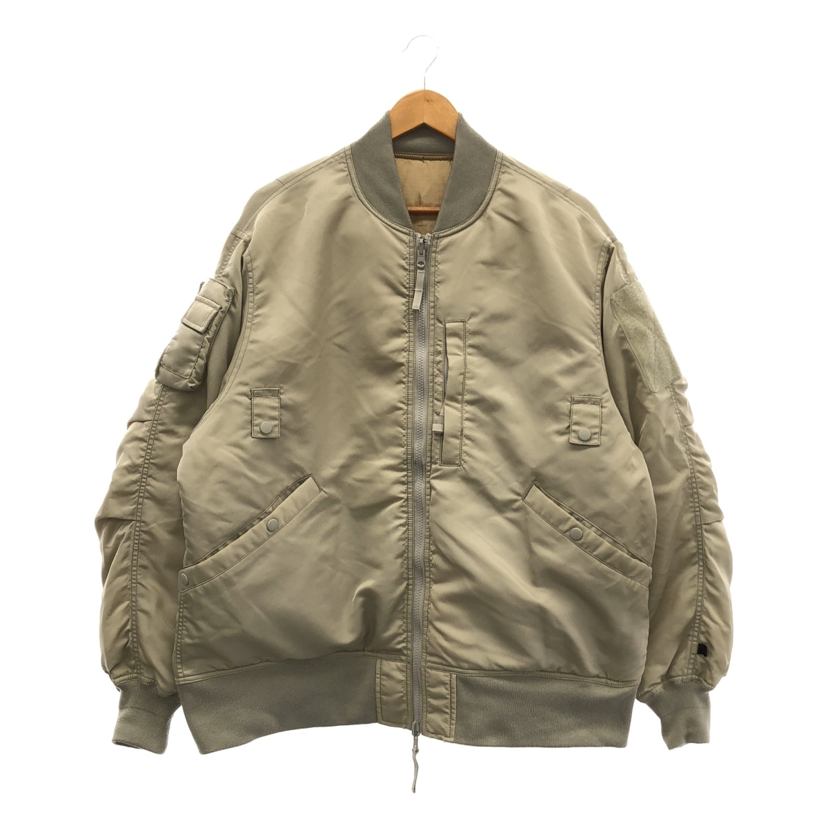 DAIWA PIER39 | 2022AW | TECH REVERSIBLE MA-1 Bomber Jacket | L | Ecru