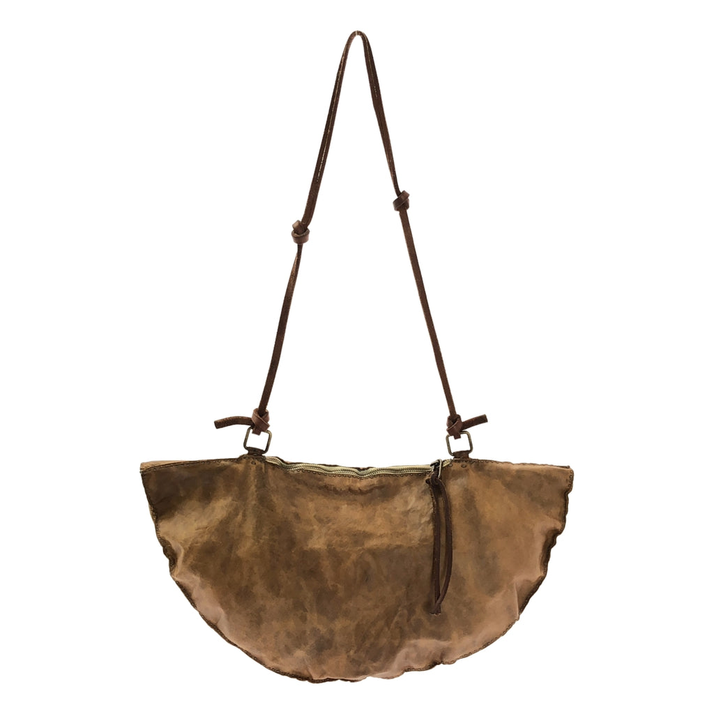 【美品】  ISABELLA STEFANELLI / イザベラステファネリ | ANDY  Leather bagレザー ショルダーバッグ | ブラウン | メンズ